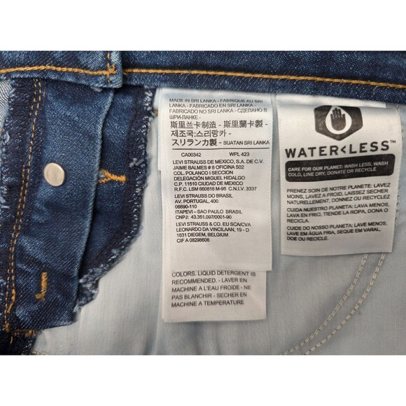 Levis Bib Overalls Vintage Style Womens 2-Horse Brand Denim Blue Jean Farmcore - Picture 16 of 16